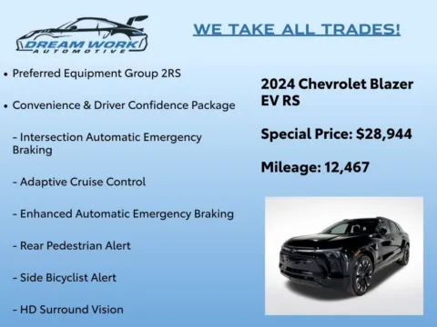 Photos of 2024 Chevrolet Blazer EV RS for sale in Charlotte, NC at Dream Work Automotive