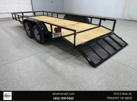Another view of 2025 Bulldog Trailers 7X18 7K Irondog Dove with 2' Gate for sale in Fremont, NE at Harvest Equipment Co.