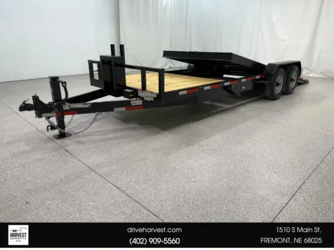 Photos of 2025 TEXAS PRIDE 80X17'+6' 14K LOWBOY GRAVITY TILT BED BUMPER PULL" for sale in Fremont, NE at Harvest Equipment Co.