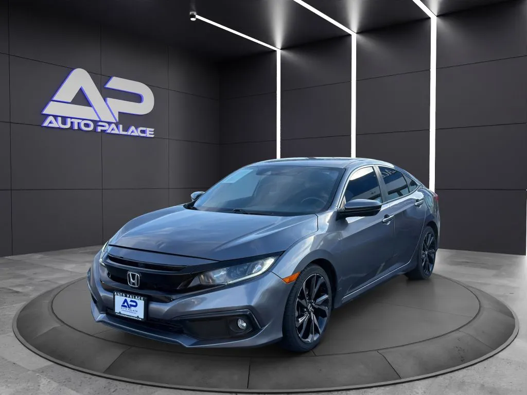 Gray 2019 HONDA CIVIC SPORT KBB VALUE 16K for sale in Columbus, OH