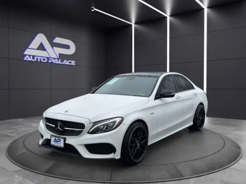 White 2016 MERCEDES-BENZ C-CLASS C450 4MATIC AMG for sale in Columbus, OH