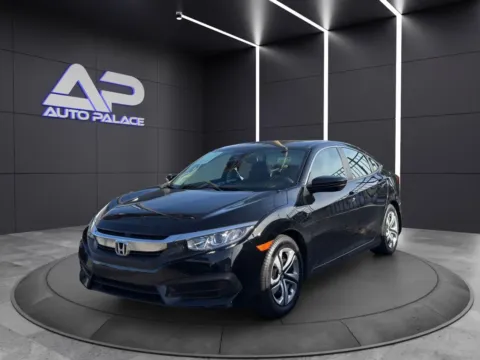 Black 2018 HONDA CIVIC LX KBB VALUE $14,600 WOW for sale in Columbus, OH