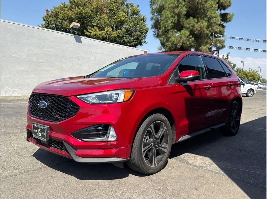 Red 2021 FORD EDGE ST for sale in Columbus, OH