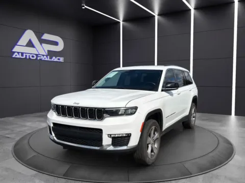 White 2022 JEEP GRAND CHEROKEE L LIMITED KBB VALUE 26K WOW for sale in Columbus, OH