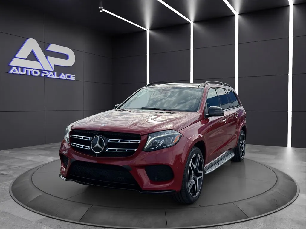 Red 2017 MERCEDES-BENZ GLS 550 4MATIC for sale in Columbus, OH