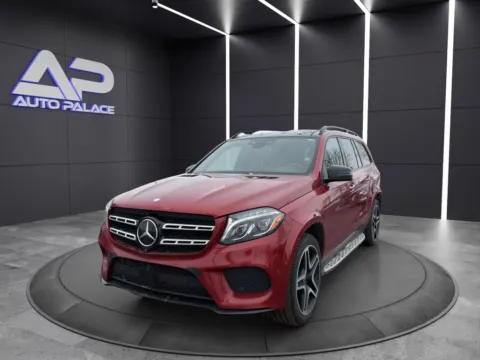 Red 2017 MERCEDES-BENZ GLS 550 4MATIC for sale in Columbus, OH