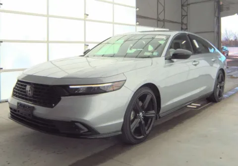 Silver 2023 HONDA ACCORD HYBRID SPORT-L for sale in Columbus, OH