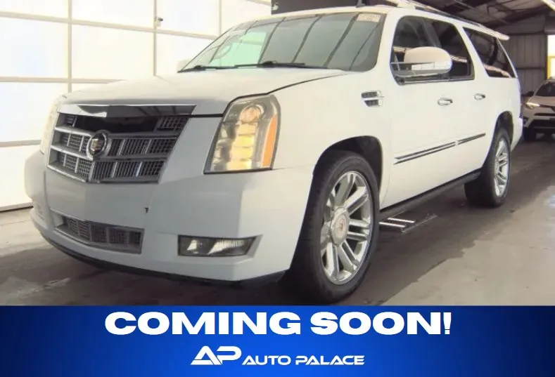 White 2014 CADILLAC ESCALADE ESV PLATINUM for sale in Columbus, OH