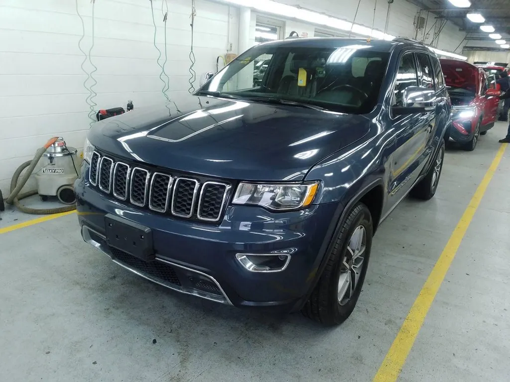 Blue 2021 JEEP GRAND CHEROKEE LIMITED for sale in Columbus, OH