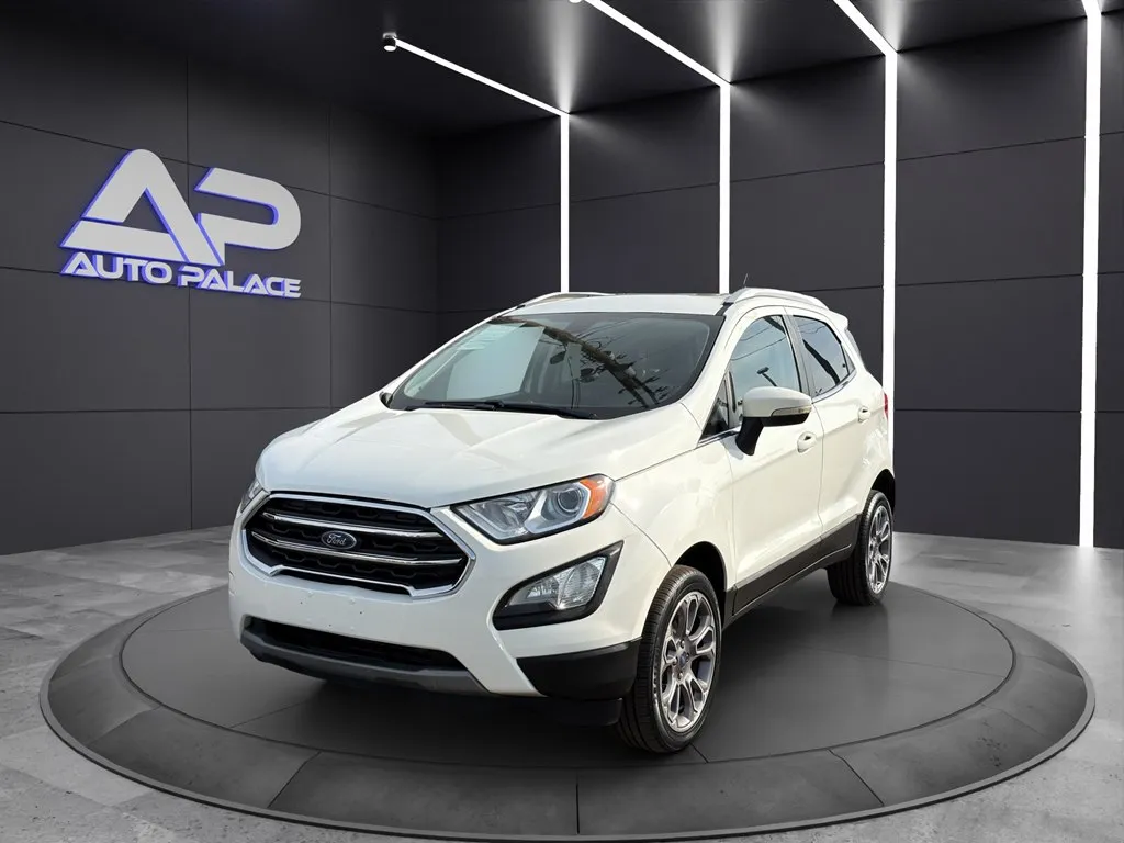 White 2019 FORD ECOSPORT TITANIUM KBB VALUE 12K WOW for sale in Columbus, OH