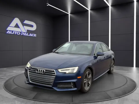 Blue 2018 AUDI A4 PREMIUM PLUS KBB VALUE 16,800 for sale in Columbus, OH