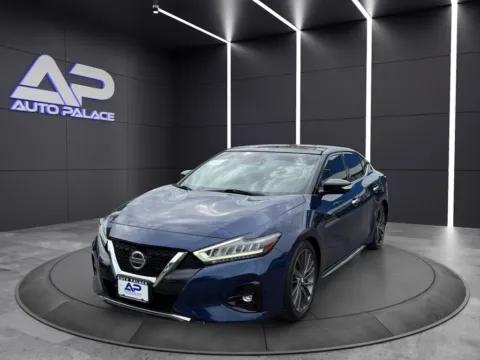 Blue 2019 NISSAN MAXIMA PLATINUM KBB VALUE 22K WOW for sale in Columbus, OH