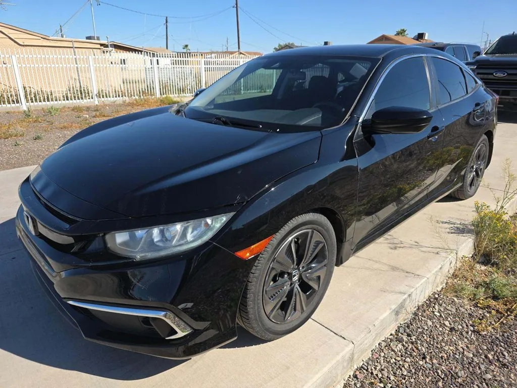 Black 2020 HONDA CIVIC LX for sale in Columbus, OH