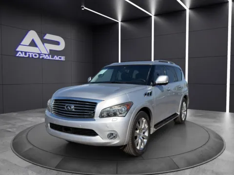 Silver 2014 INFINITI QX80 for sale in Columbus, OH