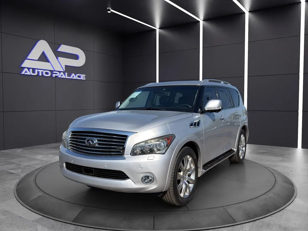Silver 2014 INFINITI QX80 for sale in Columbus, OH