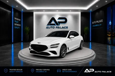 White 2022 GENESIS G70 PRESTIGE BROWN LEATHER CLEAN for sale in Columbus, OH