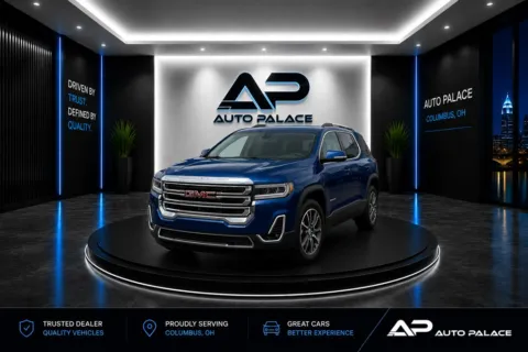 Blue 2023 GMC ACADIA SLT ONLY 23K MILES 3RD ROW for sale in Columbus, OH