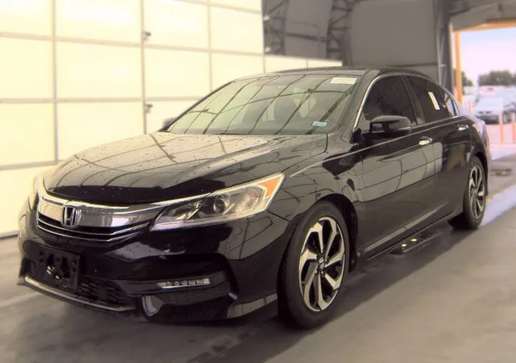 Black 2017 HONDA ACCORD EX for sale in Columbus, OH