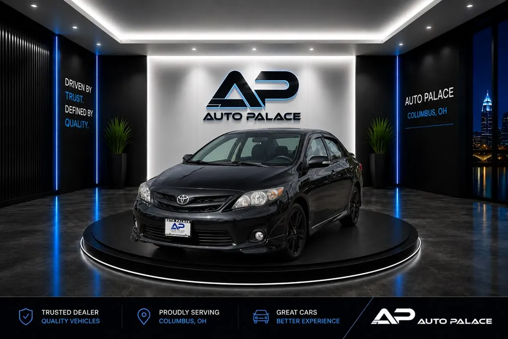 Black 2013 TOYOTA COROLLA S RELIABLE GAS SAVER for sale in Columbus, OH