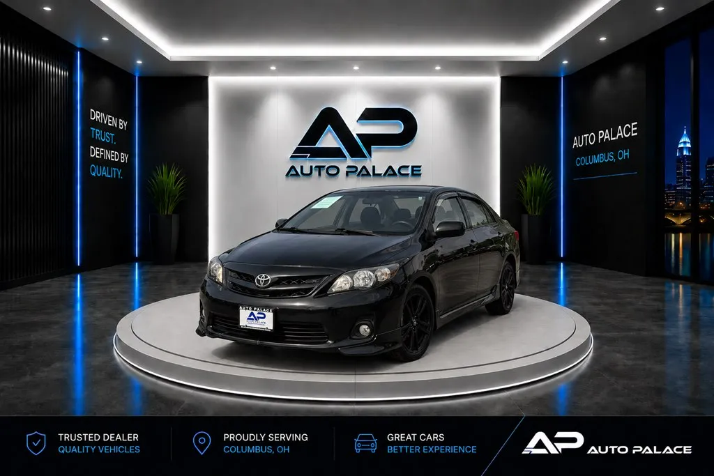 Black 2013 TOYOTA COROLLA S RELIABLE GAS SAVER for sale in Columbus, OH