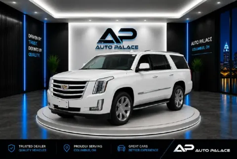White 2018 CADILLAC ESCALADE ESV LUXURY 4X4 3RD ROW for sale in Columbus, OH