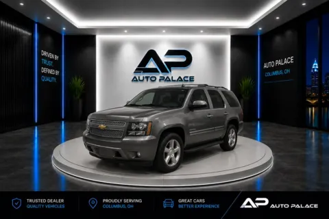 Gray 2012 CHEVROLET TAHOE 1500 LTZ for sale in Columbus, OH