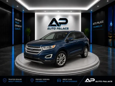 Blue 2017 FORD EDGE SEL for sale in Columbus, OH
