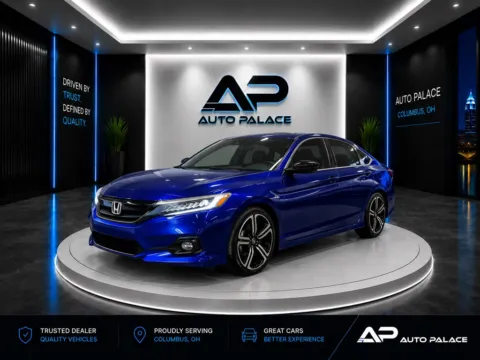 Blue 2021 HONDA ACCORD SPORT for sale in Columbus, OH