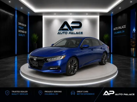 Blue 2018 HONDA ACCORD SPORT for sale in Columbus, OH