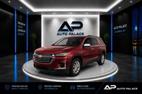 Red 2022 CHEVROLET TRAVERSE LT for sale in Columbus, OH
