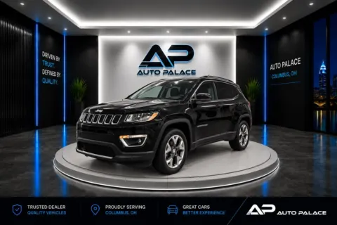 Black 2021 JEEP COMPASS LIMITED for sale in Columbus, OH