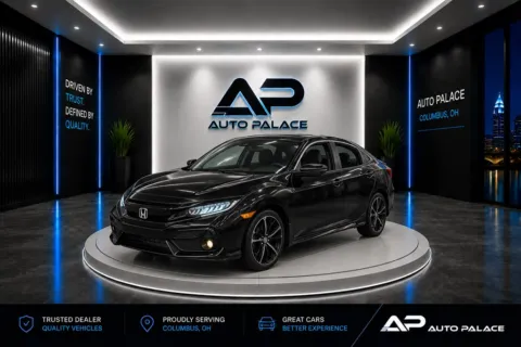 Black 2020 HONDA CIVIC SPORT TOURING for sale in Columbus, OH