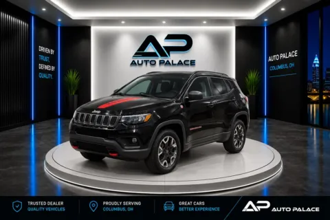 Black 2022 JEEP COMPASS TRAILHAWK for sale in Columbus, OH