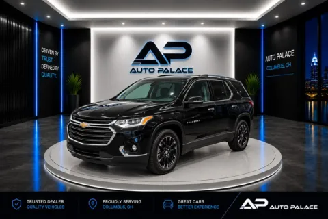 Black 2019 CHEVROLET TRAVERSE PREMIER for sale in Columbus, OH