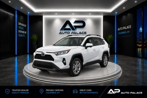 White 2019 TOYOTA RAV4 XLE PREMIUM for sale in Columbus, OH