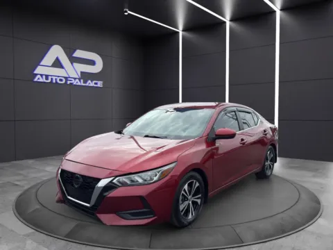 Red 2021 NISSAN SENTRA SV KBB VALUE 15K WOW for sale in Columbus, OH