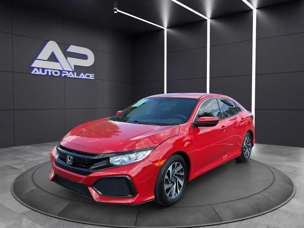 Red 2018 HONDA CIVIC LX for sale in Columbus, OH