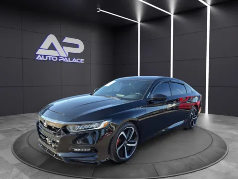 Black 2018 HONDA ACCORD SPORT for sale in Columbus, OH
