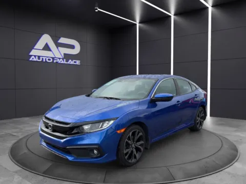 Blue 2020 HONDA CIVIC SPORT for sale in Columbus, OH