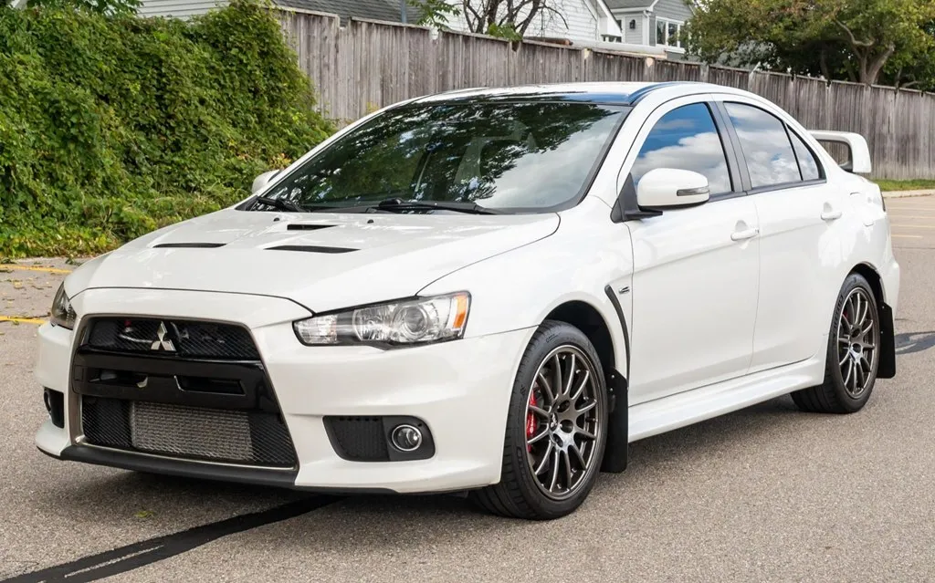 White 2015 MITSUBISHI LANCER EVOLUTION X for sale in Columbus, OH