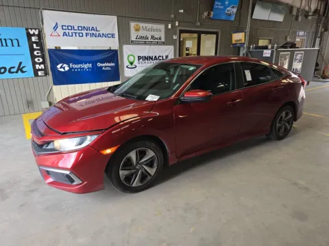 Red 2020 HONDA CIVIC LX for sale in Columbus, OH