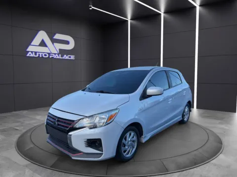 White 2021 MITSUBISHI MIRAGE CARBONITE EDITION KBB 11K for sale in Columbus, OH