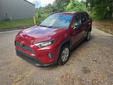 Red 2021 TOYOTA RAV4 LE for sale in Columbus, OH