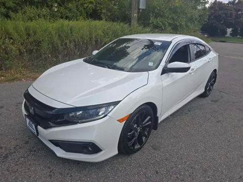 White 2020 HONDA CIVIC SPORT for sale in Columbus, OH