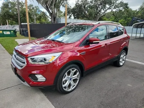 Red 2019 FORD ESCAPE TITANIUM for sale in Columbus, OH
