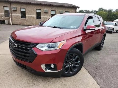 Red 2019 CHEVROLET TRAVERSE HIGH COUNTRY KBB VALUE 21K WOW for sale in Columbus, OH