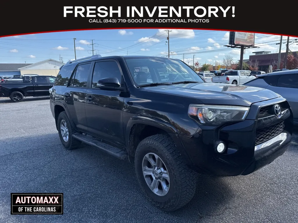 Black 2018 Toyota 4Runner SR5 Premium for sale in Summerville, SC
