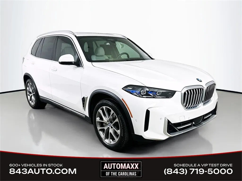 White 2024 BMW X5 xDrive40i for sale in Summerville, SC