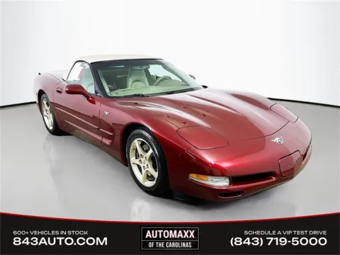 Red 2003 Chevrolet Corvette for sale in Summerville, SC