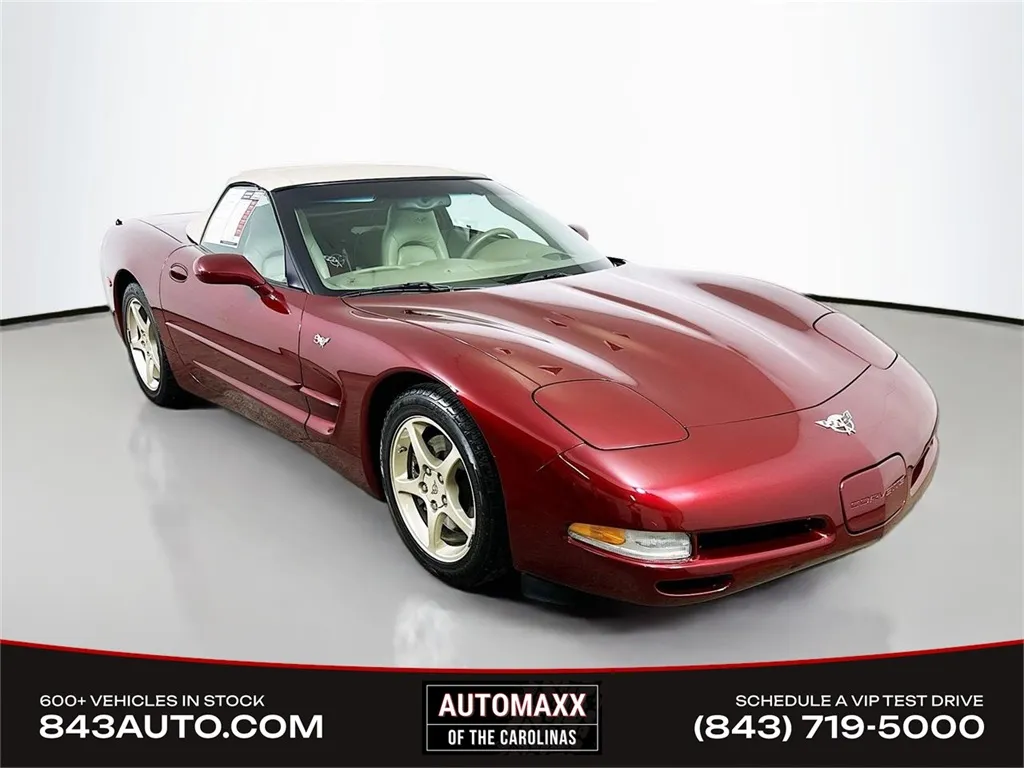 Red 2003 Chevrolet Corvette for sale in Summerville, SC